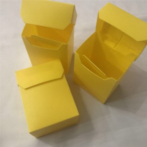 Plastic gele tcg-speelkaarten Holder box